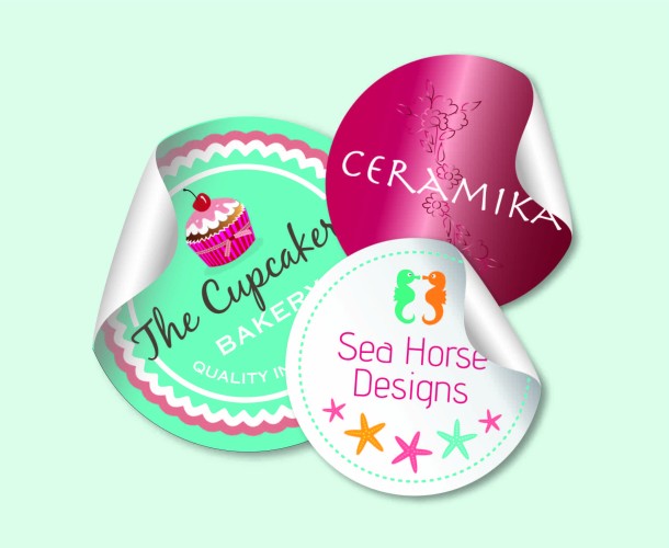 Round Circle Stickers & Labels